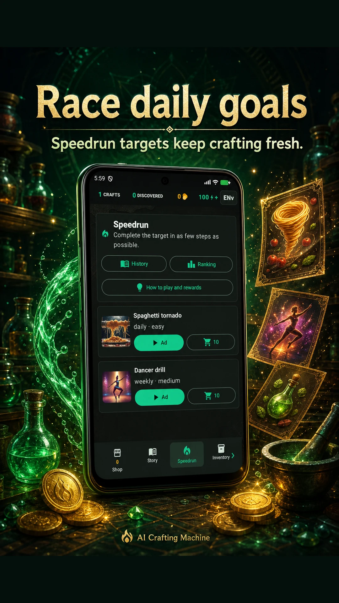 AI Crafting Machine screenshot